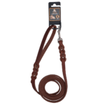 Spotted! Pro Leather Show Leash Brown 1.8 x 180 cm (Bolt Snap) - Image 2