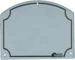 Stable name plate 11 x 13 cm