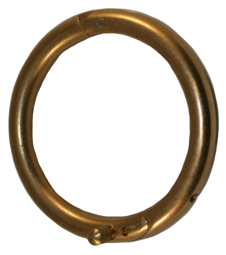 Bull Ring, Brass 61 mm + Screw 61 mm