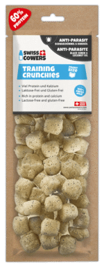 SwissCowers Cheese Crunchies Training Anti-Parasite (30 treats)