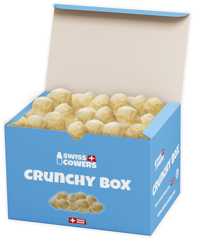 SwissCowers Cheese Crunchies Crunchy Box (118 treats)