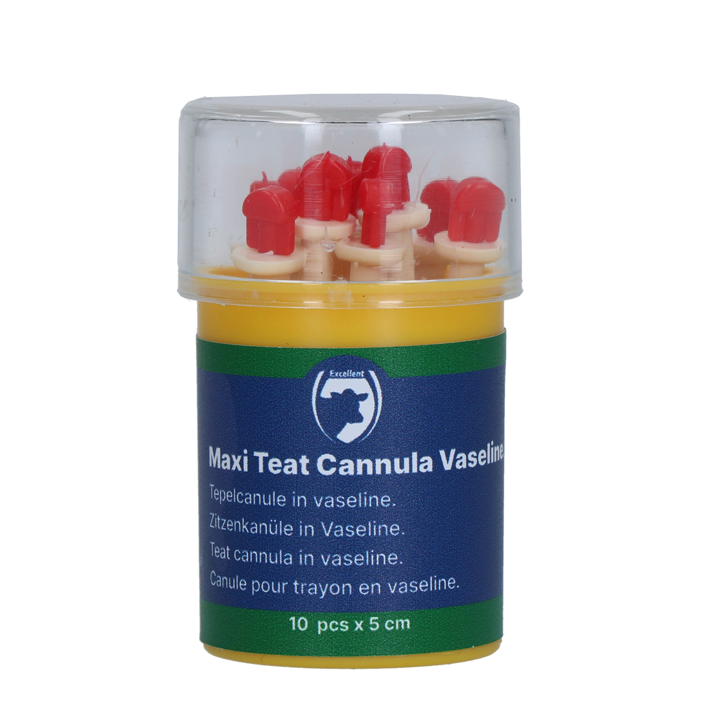 Excellent Maxi Teat Cannula Vaseline 50 mm 10 pcs