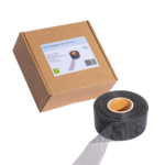 Ventilation Band Stainless Steel Black 30 m x 8 cm