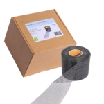 Ventilation Band Stainless Steel Black 30 m x 15 cm