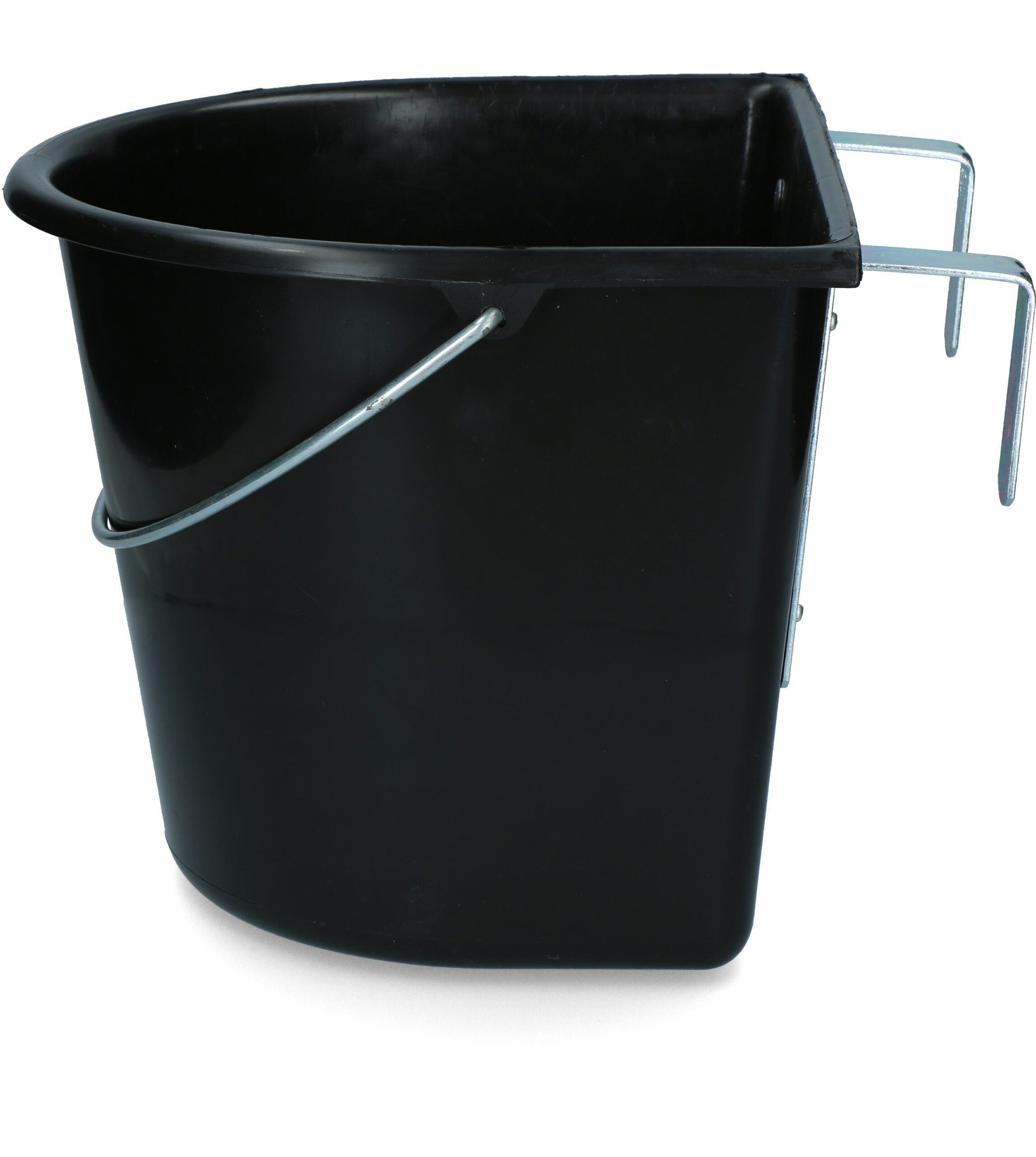 VOERA029-2EXTRA vPlast Manger Portable /w Hooks & Handle 15 l Black - Image 1