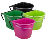Feed trough 15 l with hook and handle Dark Green
