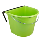 Feed trough 15 l with hook and handle Green - Image 2