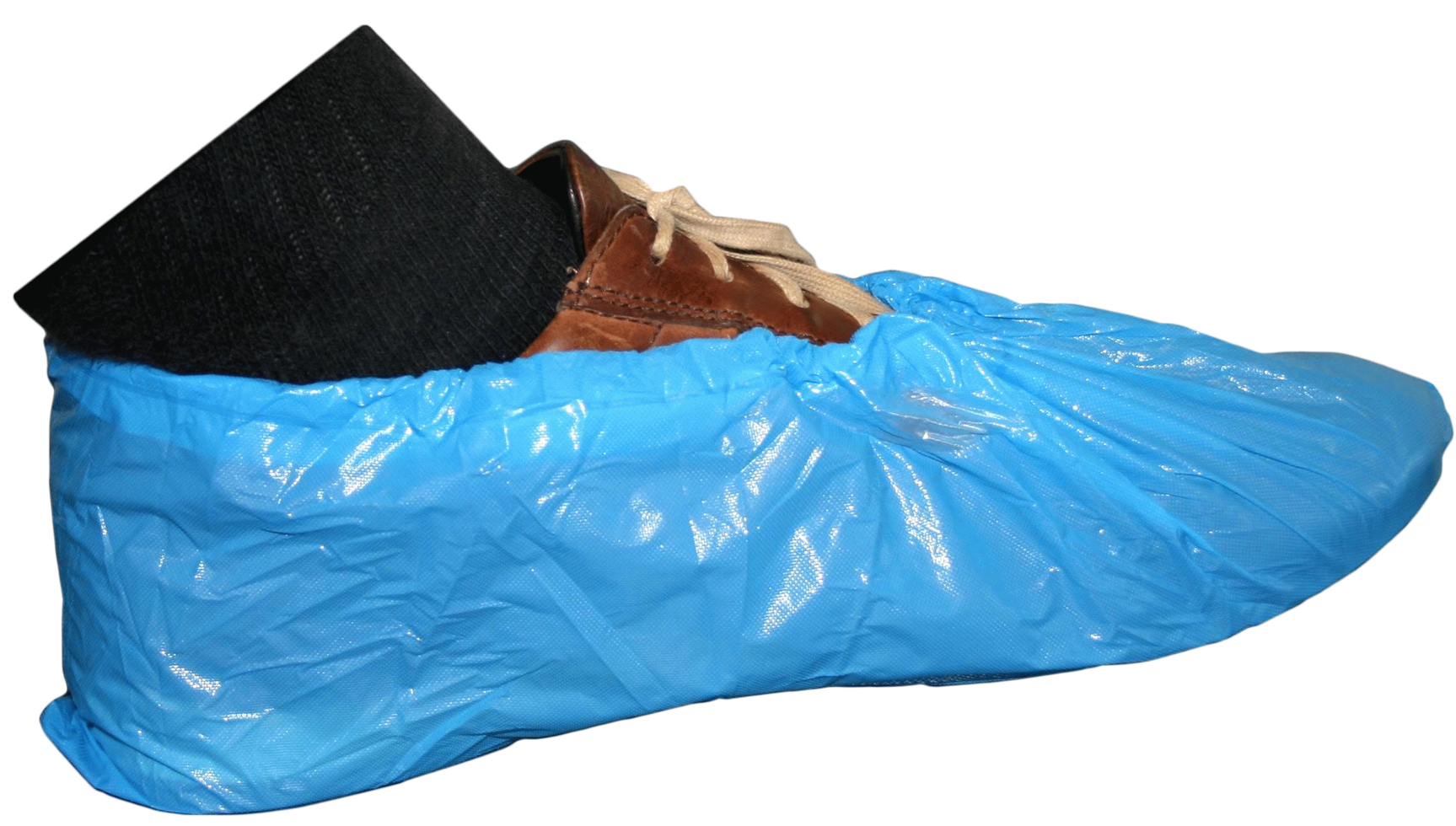 Disposable Shoe Cover blue CPE