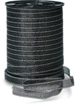 ZoneGuard 20 mm Basic fencing tape black 200 m