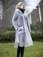 HKM Rain coat, transparent with side splits - Image 2