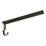 Saddle holder 44cm round metal black