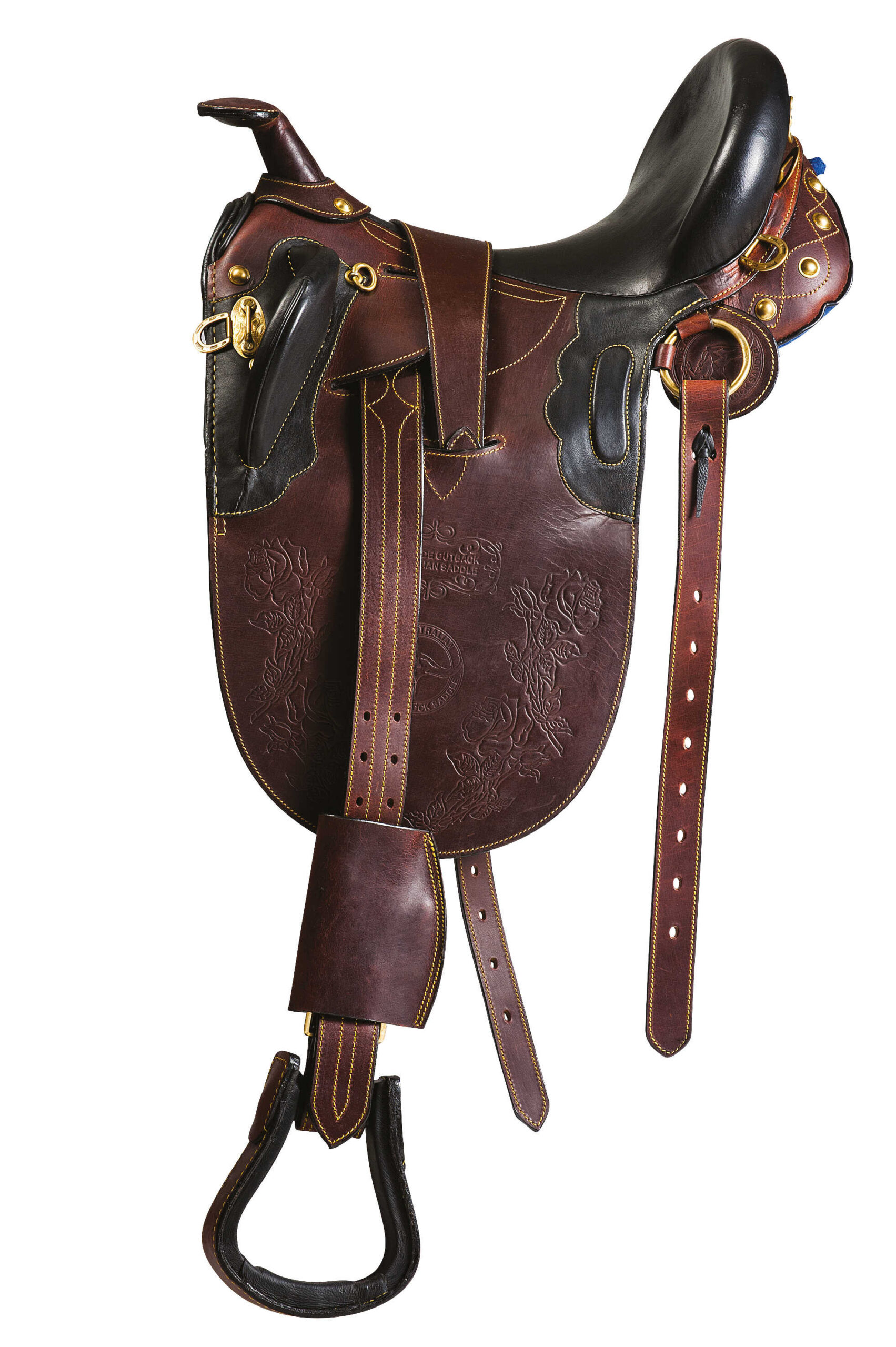 Selle Stock RANDOL'S with quilted saddle head