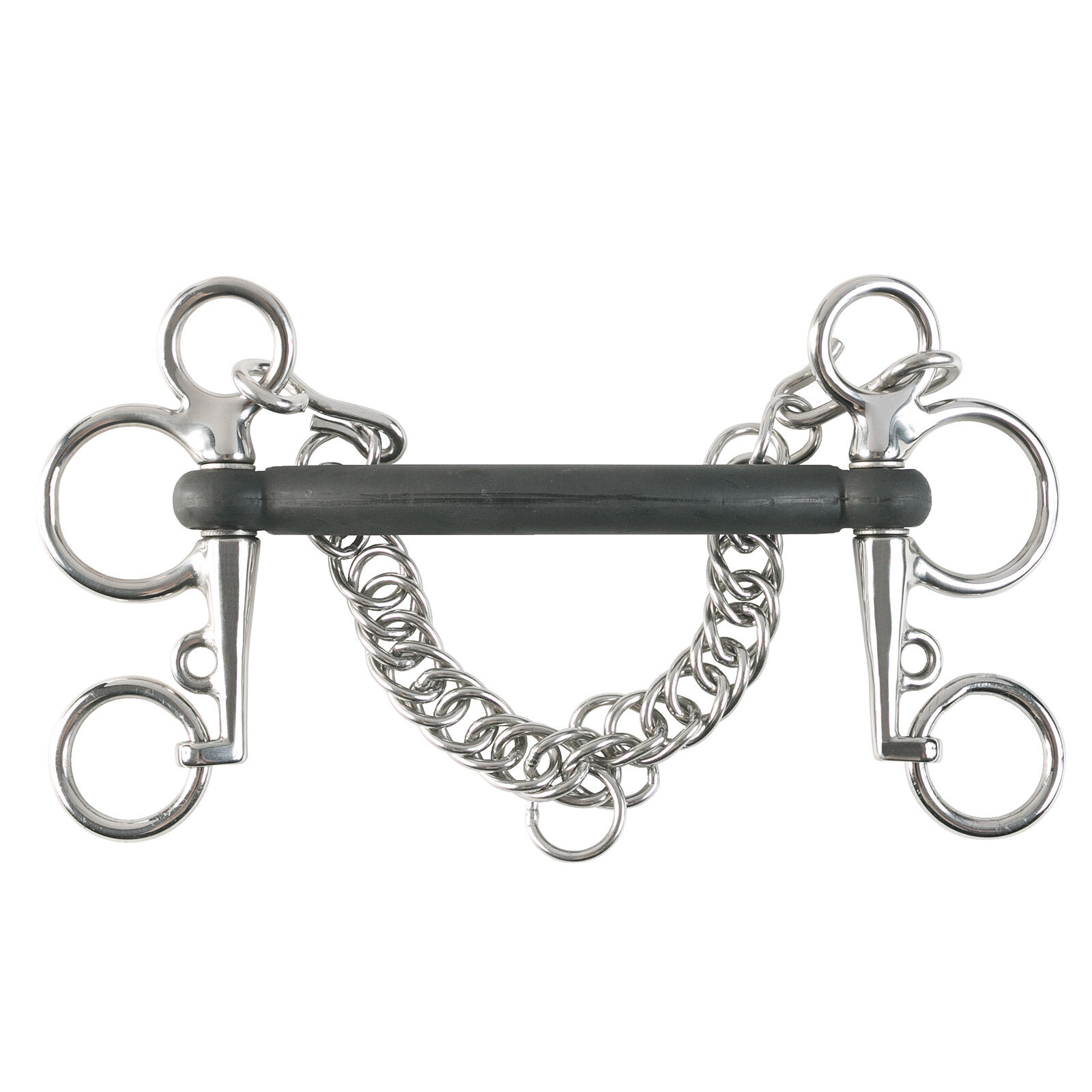 Horze Mullen Mouth Pelham Rubber Bit
