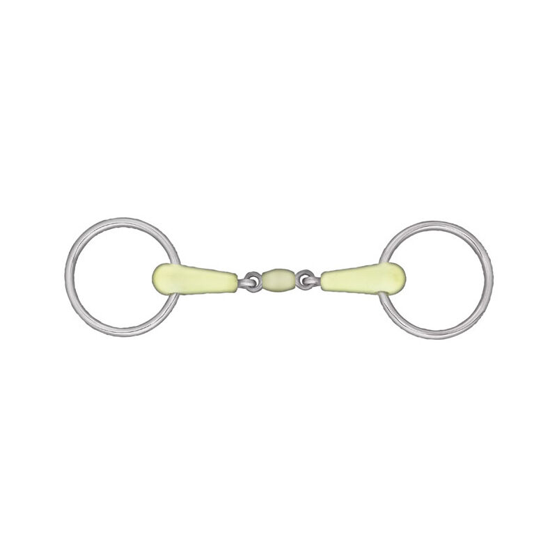 Horze Double-Jointed Loose Ring Apple Snaffle Bit