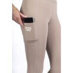 HKM Riding leggings -Lavender Bay- silicone full seat - Image 4