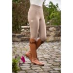 HKM Riding leggings -Lavender Bay- silicone full seat - Image 2