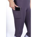 HKM Riding leggings -Lavender Bay- silicone full seat - Image 10