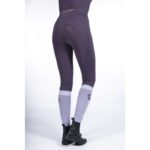 HKM Riding leggings -Lavender Bay- silicone full seat - Image 9