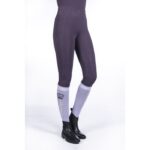 HKM Riding leggings -Lavender Bay- silicone full seat - Image 8