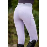 HKM Riding leggings -Lavender Bay- silicone full seat - Image 14