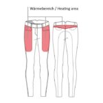 HKM Heating riding breeches -Keep Warm- Style silicone fullgrip - Image 4