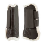 Horze Caliber Tendon Boots with Faux Fur Lining - Image 8