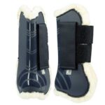 Horze Caliber Tendon Boots with Faux Fur Lining - Image 6