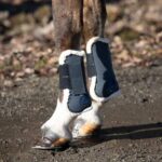 Horze Caliber Tendon Boots with Faux Fur Lining - Image 2