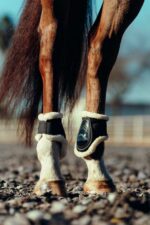 Horze Caliber Fetlock Boots with Faux Fur Lining - Image 5