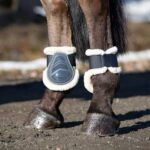 Horze Caliber Fetlock Boots with Faux Fur Lining - Image 2