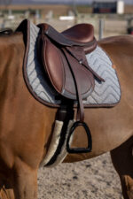 EQUITHÈME Saddle pad - Tweed surface