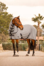 Horze Paso Fino Fly Rug with Detachable Neck and UV Protection - Image 2