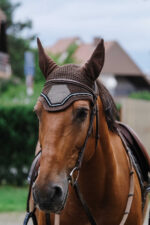 EQUITHEME Fly Veil - Domino