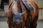 EQUITHEME Fly Veil - Domino - Image 12