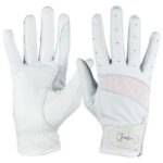 Horze Women's Leather Mesh Riding Gloves - Image 3