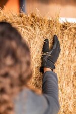 Horze Kids' Winter Riding Gloves AVA - Image 4