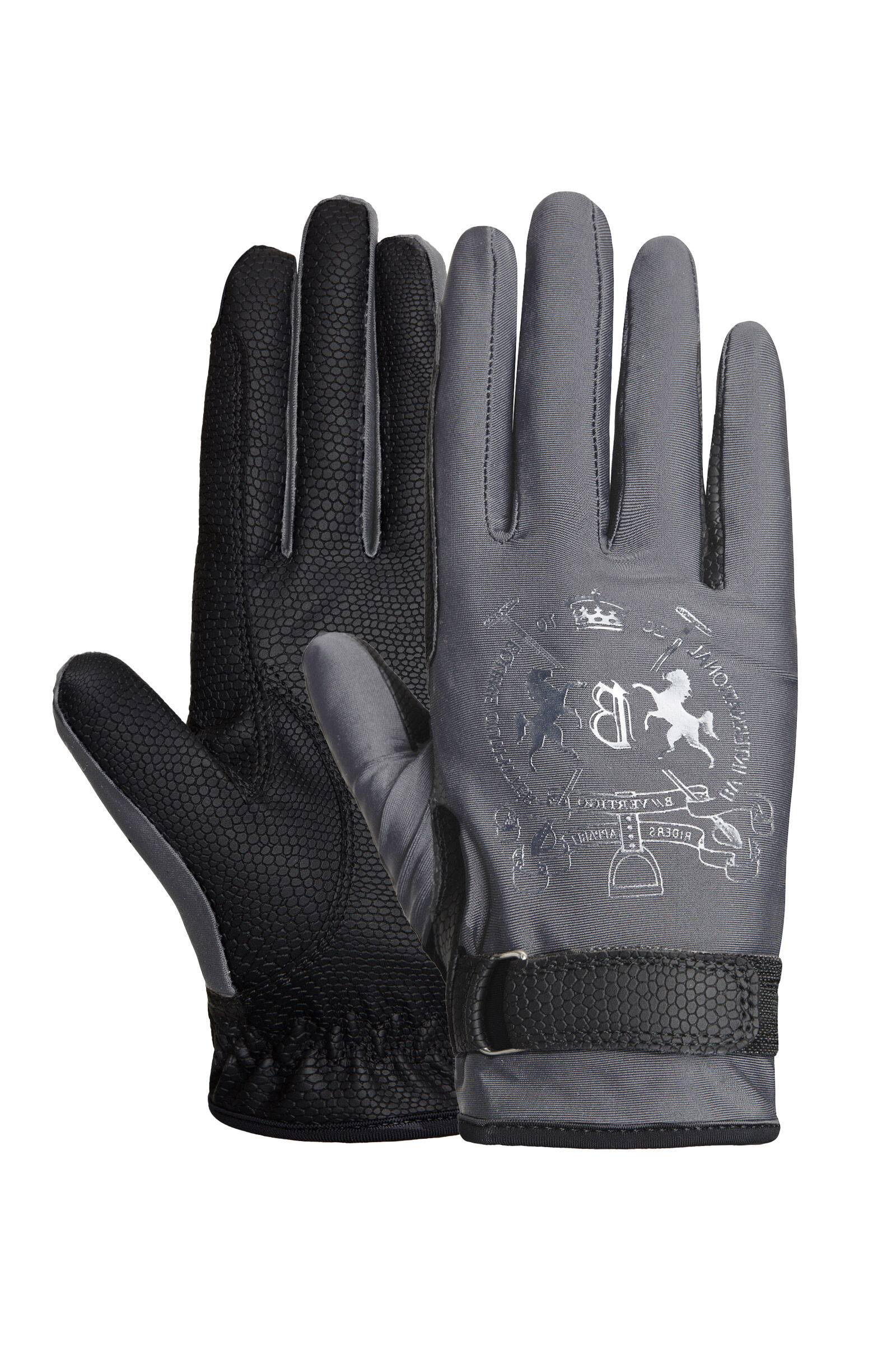B Vertigo Laia Women's Riding Gloves with Logo Print