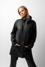 Horze Billie Women's PU Rain Riding Jacket - Image 10