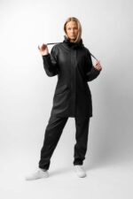 Horze Billie Women's PU Rain Riding Jacket - Image 9