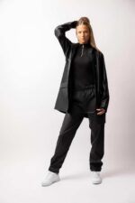 Horze Billie Women's PU Rain Riding Jacket - Image 3