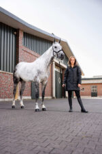 Horze Billie Women's PU Rain Riding Jacket with Fleece - Image 2