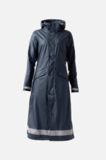 Horze Hazel Women's Long Raincoat with Slits - Image 11