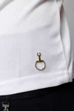 Horze Christel Kids Short Sleeve Ruffle Show Shirt - Image 3