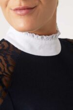 Horze Sylvie Women's Long Sleeve Lace Show Shirt - Image 4