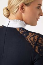 Horze Sylvie Women's Long Sleeve Lace Show Shirt - Image 3