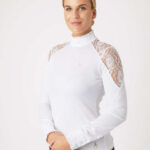 Horze Sylvie Women's Long Sleeve Lace Show Shirt