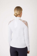 Horze Sylvie Women's Long Sleeve Lace Show Shirt - Image 12