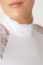 Horze Sylvie Women's Long Sleeve Lace Show Shirt - Image 11