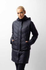 Horze Aurora Padded Parka Riding Riding Jacket with Removable Skirt - Image 9