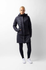 Horze Aurora Padded Parka Riding Riding Jacket with Removable Skirt - Image 8